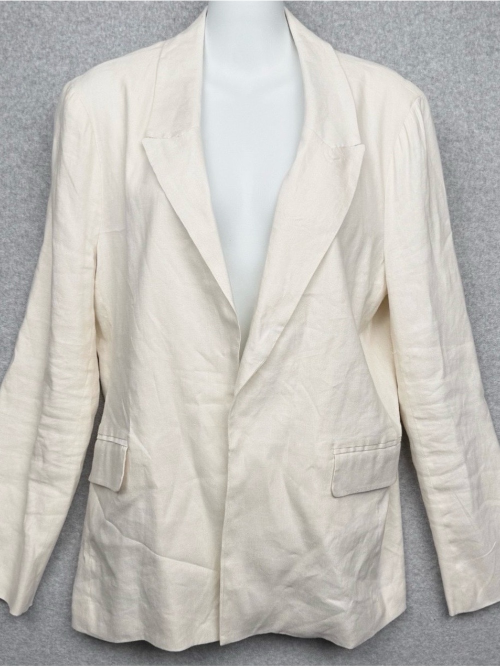 Jason Wu Off-White Linen Blazer